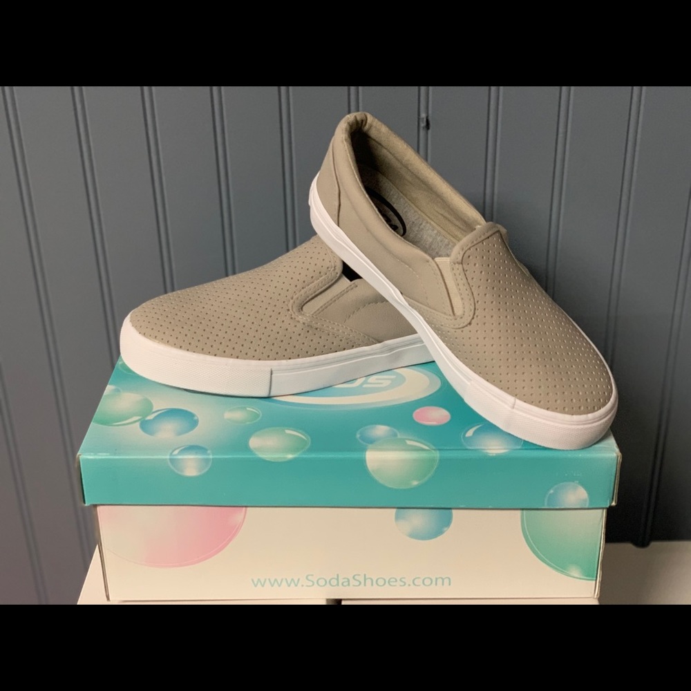 Soda Brand Clay Slip-on Shoes